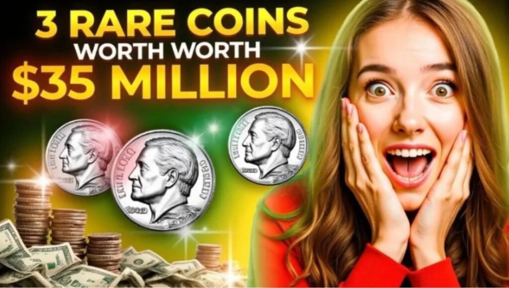 3 Extremely Rare Coins Worth a Staggering $35 Million – How to Identify and Find Them